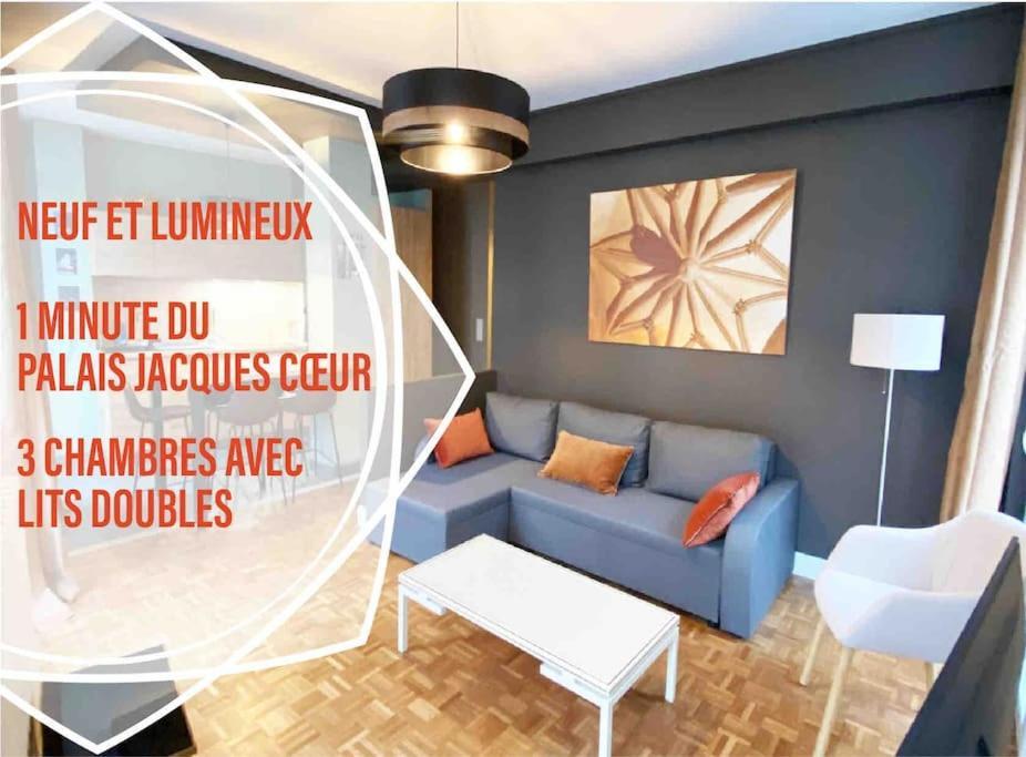 Les Quatre Piliers - 1 Min Palais Jacques Coeur Appartement
